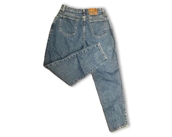 Wrangler vintage high rise denim jeans para mujer 14x32
