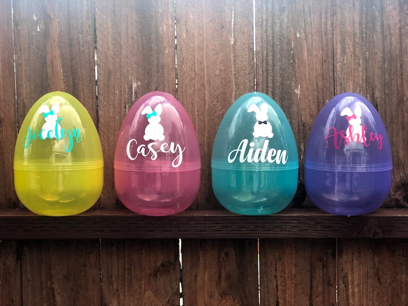 Personalized Fillable Jumbo Easter Eggs Etsy