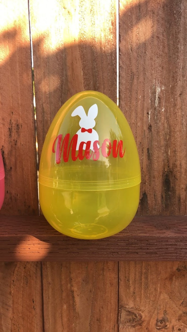 Personalized Fillable Jumbo Easter Eggs Etsy