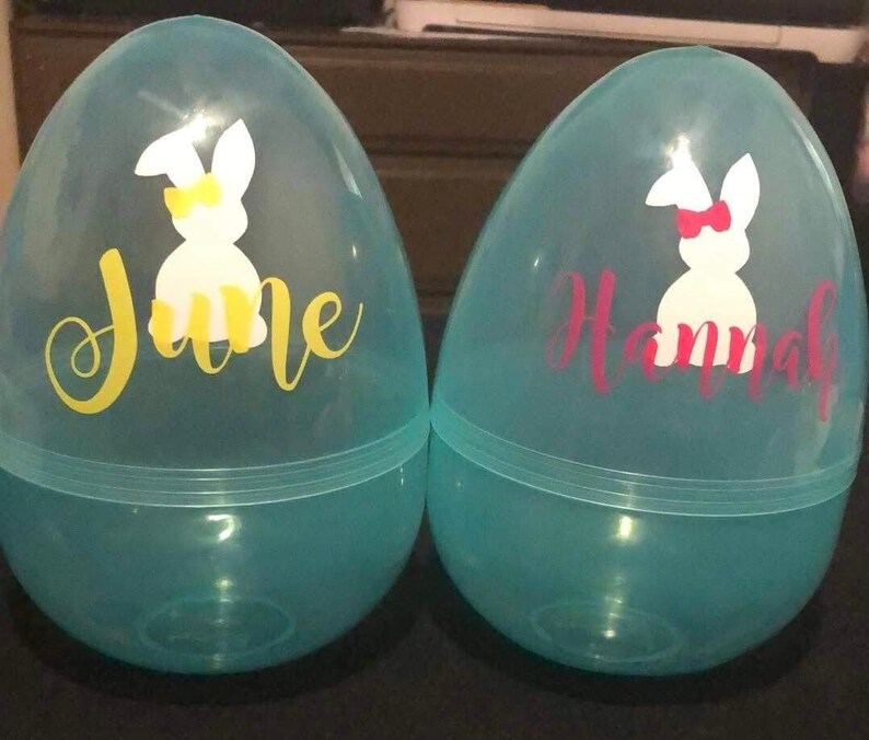 Personalized Fillable Jumbo Easter Eggs Etsy