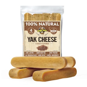 Flaxseed Yak Dog Chew: All Natural Himalayan Dental Treat