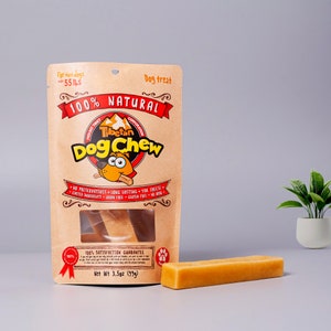 Large Yak Chews (Pack of 1,2,10 and 15 chews), Natural and Long lasting Cheese chew for dogs under 55lbs
