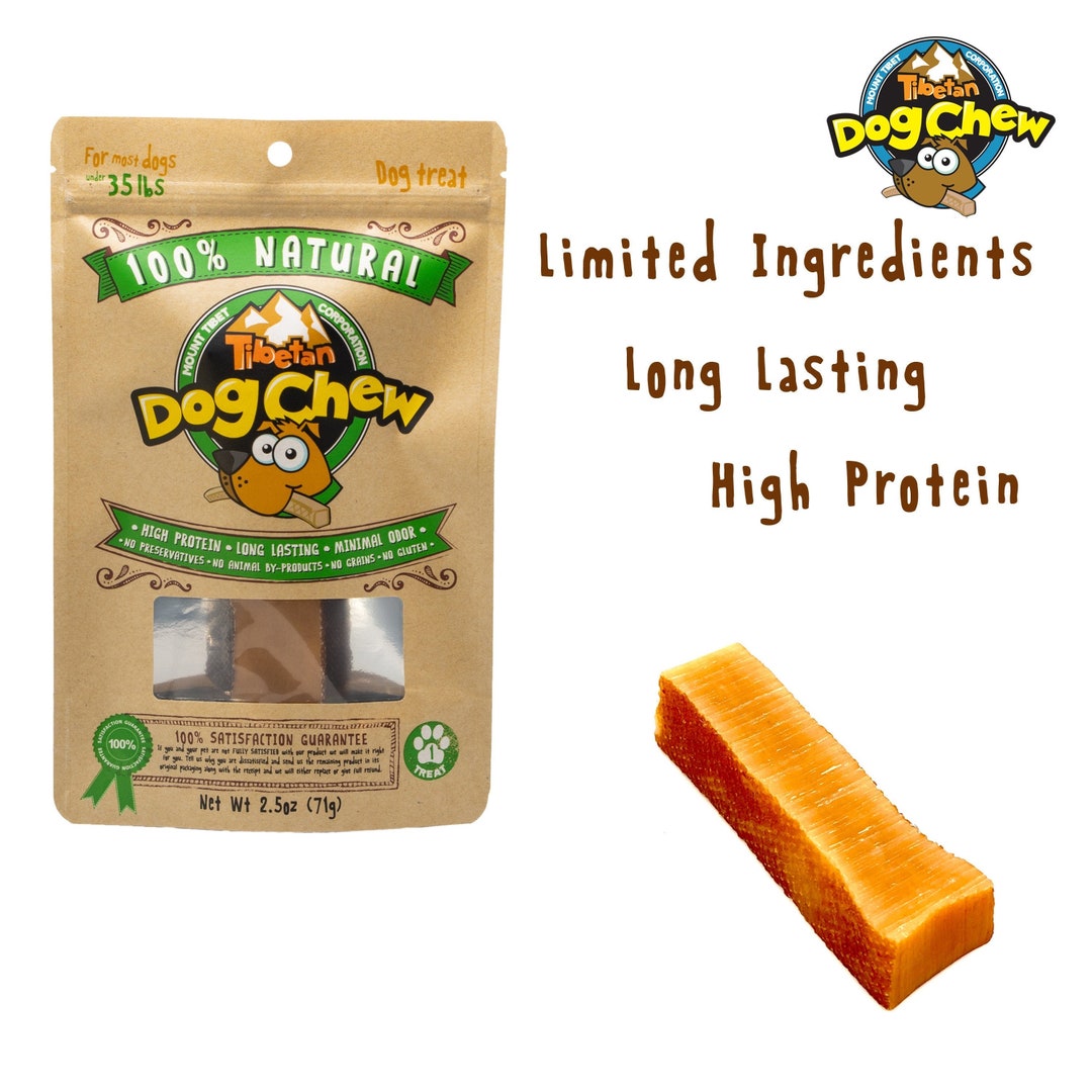 Tibetan Dog Chew 1 Piece Pack of 100 Natural Longlasting Medium Size