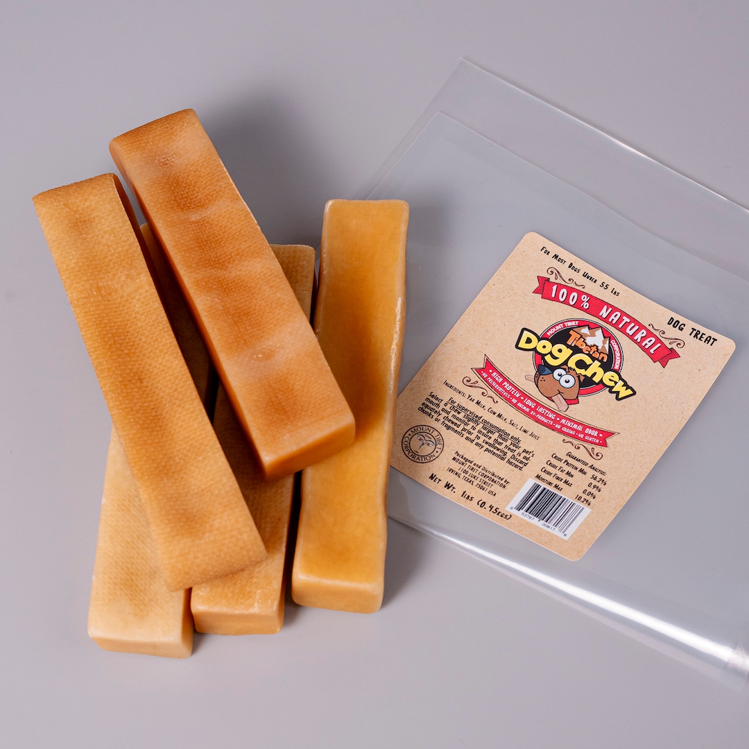 Himalayan Yak Chew for Large Dogs HEALTHY and RAWHIDE Free Dog Chew Sticks Best Longlasting Dog