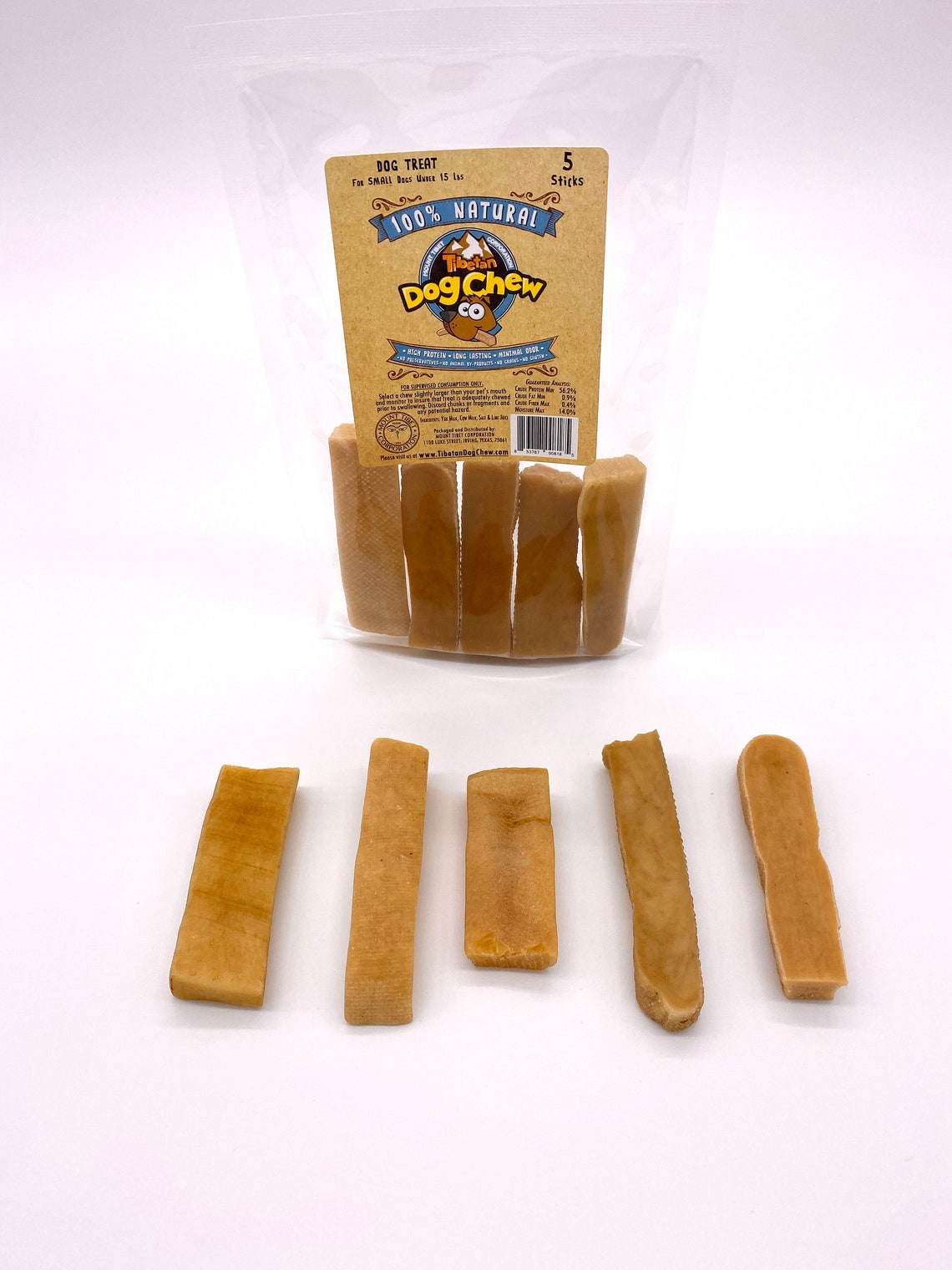 Small 5 sticks Yak Cheese Chew Himalayan Yak Milk Etsy