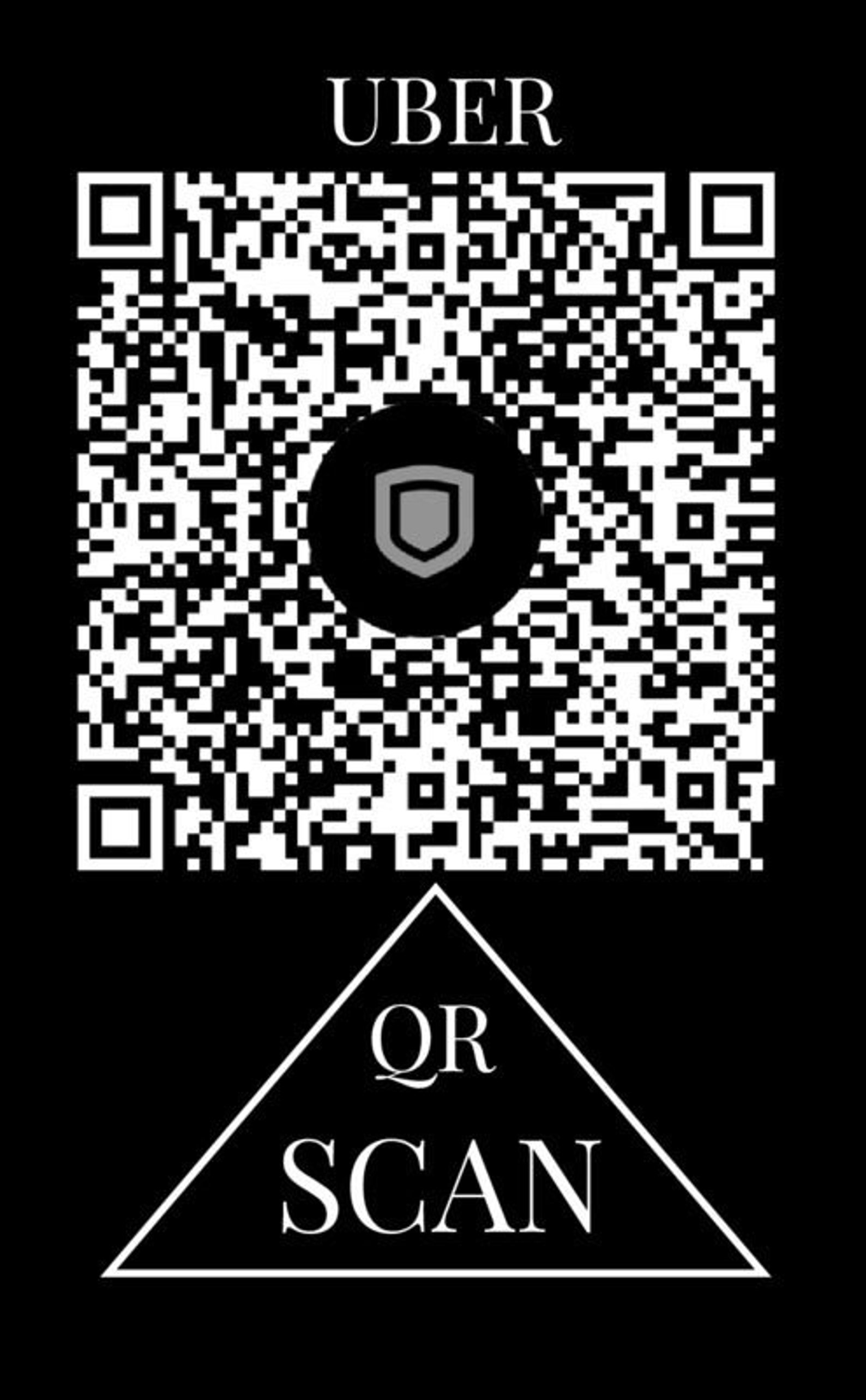 Custom printed UBER / Lyft QR code stickers. Weatherproof Etsy