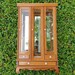 Glass Display Cabinet Small Wooden Display Case 11in Figure - Etsy