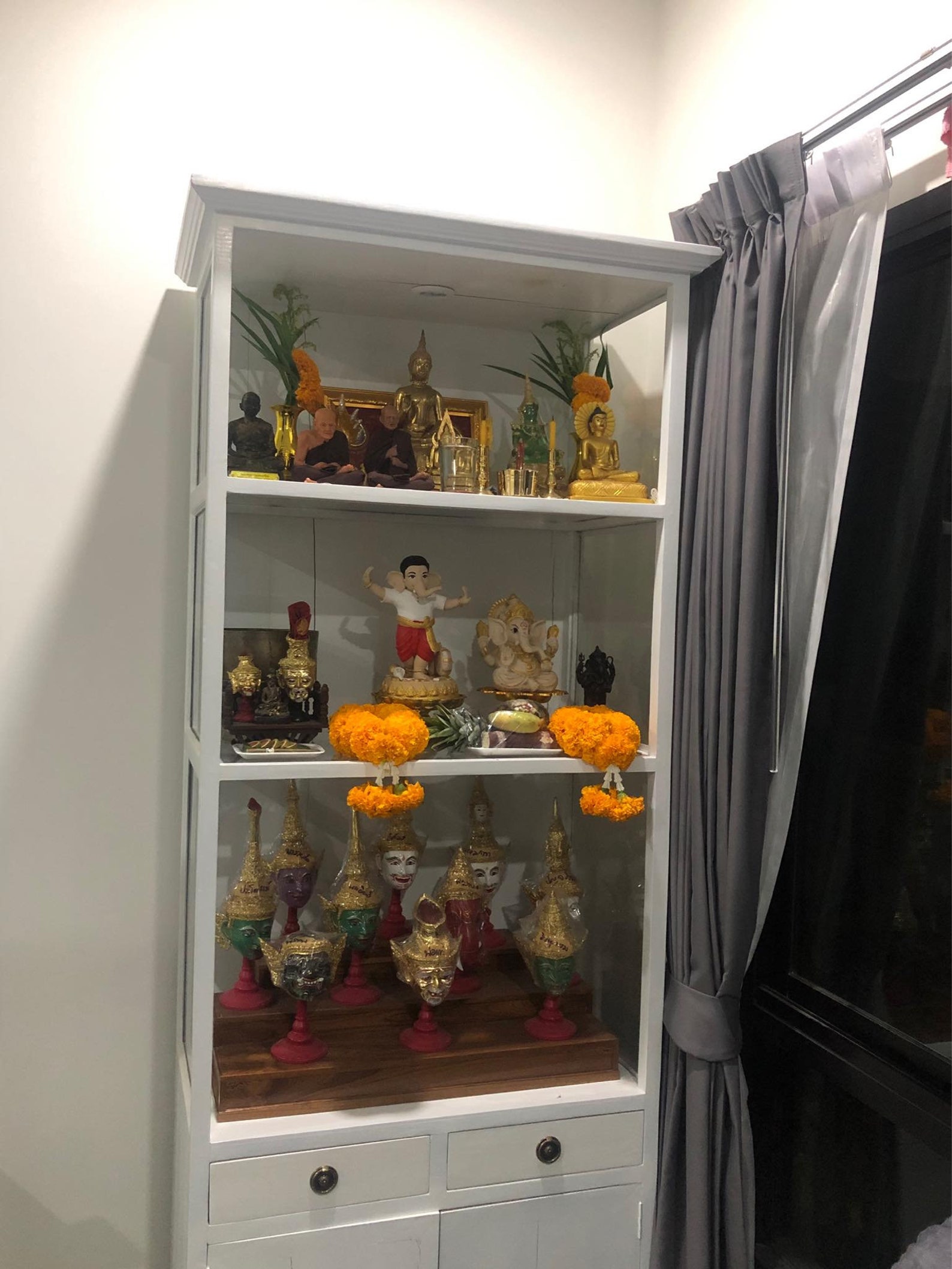 Buddha Altar Shelf 4 Tier Inspired Altar Prayer Alter Shrine Etsy