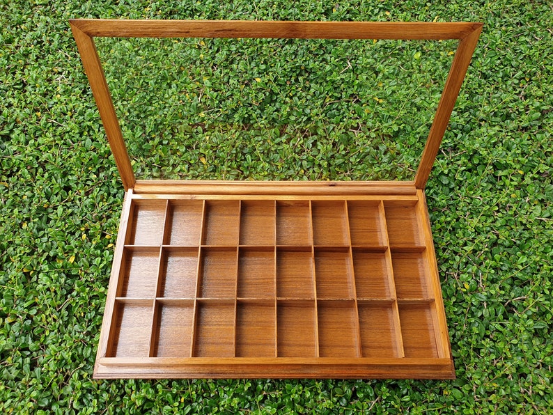 Wooden Zippo Lighters Jewelry Display Crystal Case Compartment Etsy