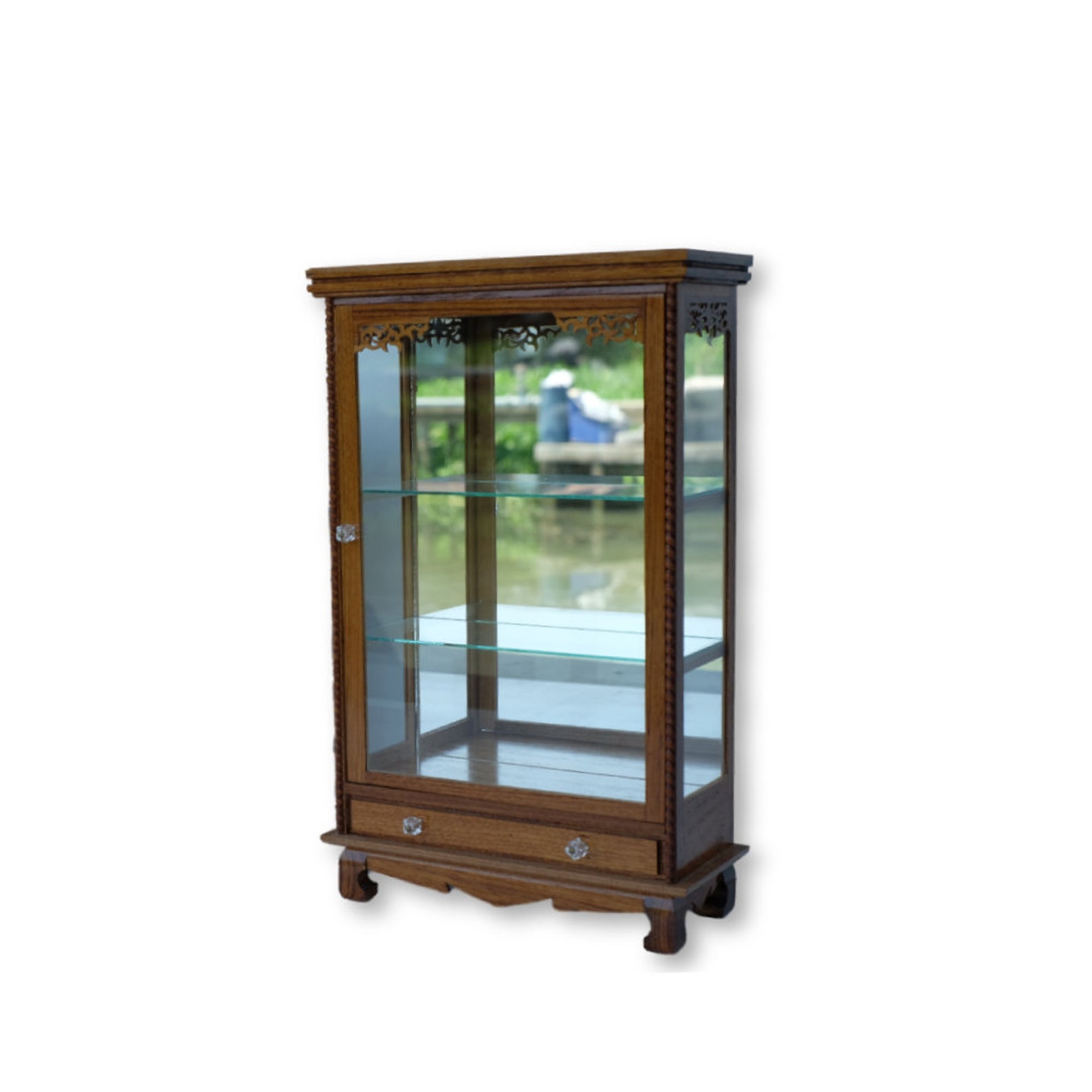 Small Glass Display Curio Case Small Toys Miniature Etsy