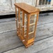 Glass Display Cabinet Small Wooden Display Case 11in Figure Display ...