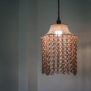 Bamboo Hanging Lamp Shade 2pc. Hat Bamboo Pendant Lamp Tillandsia Climber Light Asian Oblong Repurposed Fish Trap Bamboo Woven Ceiling Lamp