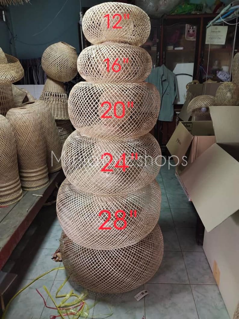 Bamboo Pendant Light