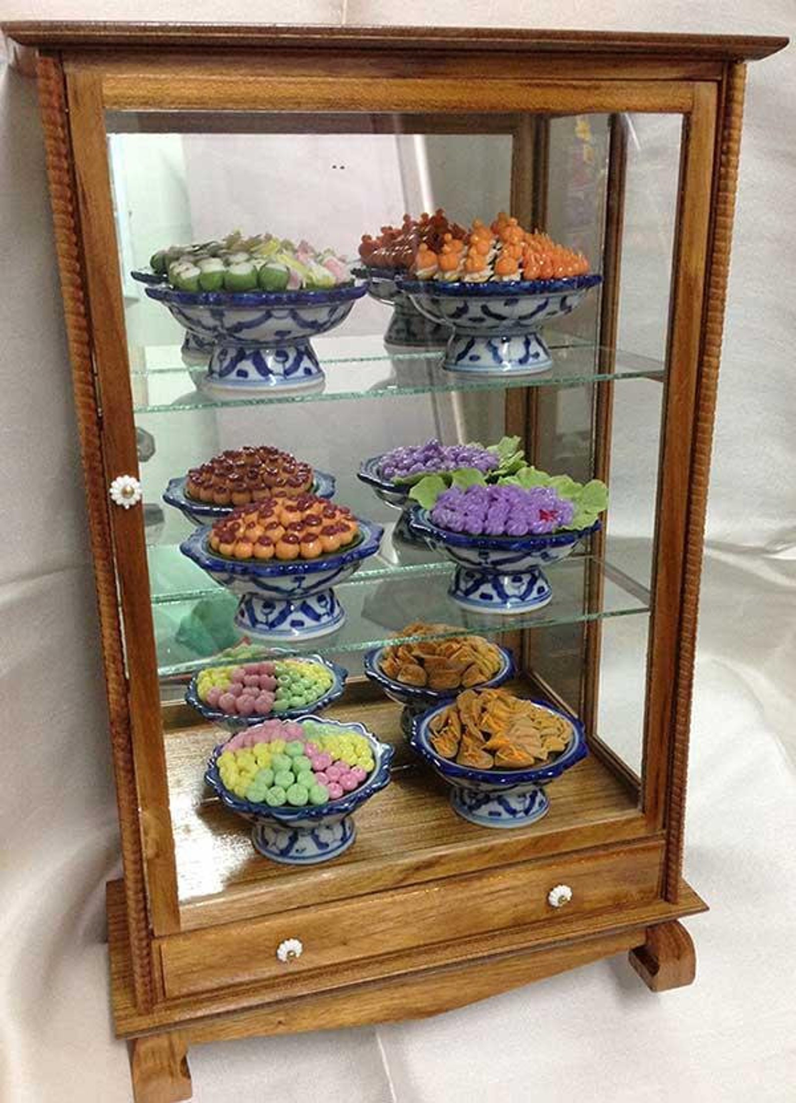 Small Glass Display Curio Case Small Toys Miniature Etsy