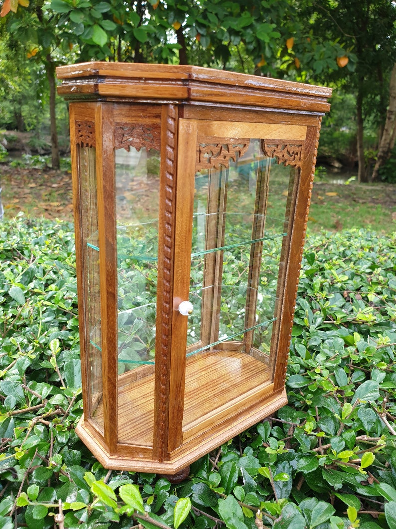 Small Curio 8 Square & Glassed Display Case Etsy UK