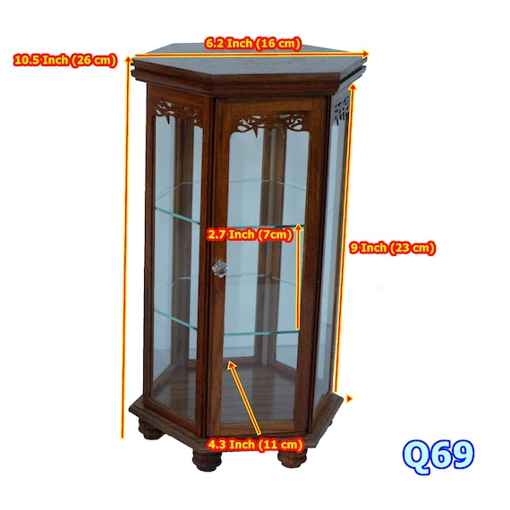Hexagon display cabinet outlet