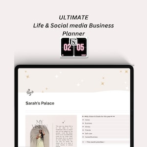 Notion All in One Life Social Media Content Planner 2023 Dated, Notion ...