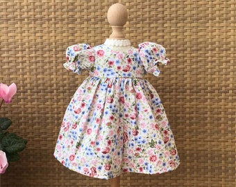 Waldorf Doll Type 2 Dress for 16 - 14 inch for Dolls | Handmade Cotton Doll Dress