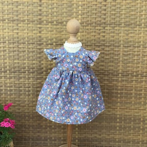 Waldorf ** Inspired Doll Type 8 Dress for 16 - 14 inch for Dolls | Handmade Cotton Doll Dress