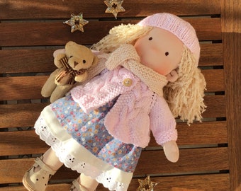 Waldorf Doll: Unique Handmade Baby Doll w/Customizable Clothing & Accessories – Perfect 1st Birthday Gift