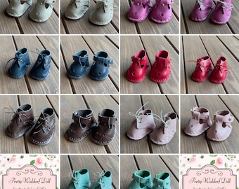 Waldorf Doll Shoes for 16-14 inch Dolls *MİNİMUM 2 PAİRS ORDER* | Handmade Leather Doll Footwear & Boots