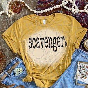Scavenger Png, Retro Thrifting Png, Junking Sublimation Digital Download, Vintage Typewriter Typography Clipart, Thrift Shopper Shirt Png