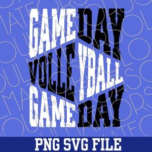 Vintage Volleyball Game Day PNG SVG Bundle (Digital Download) image 7