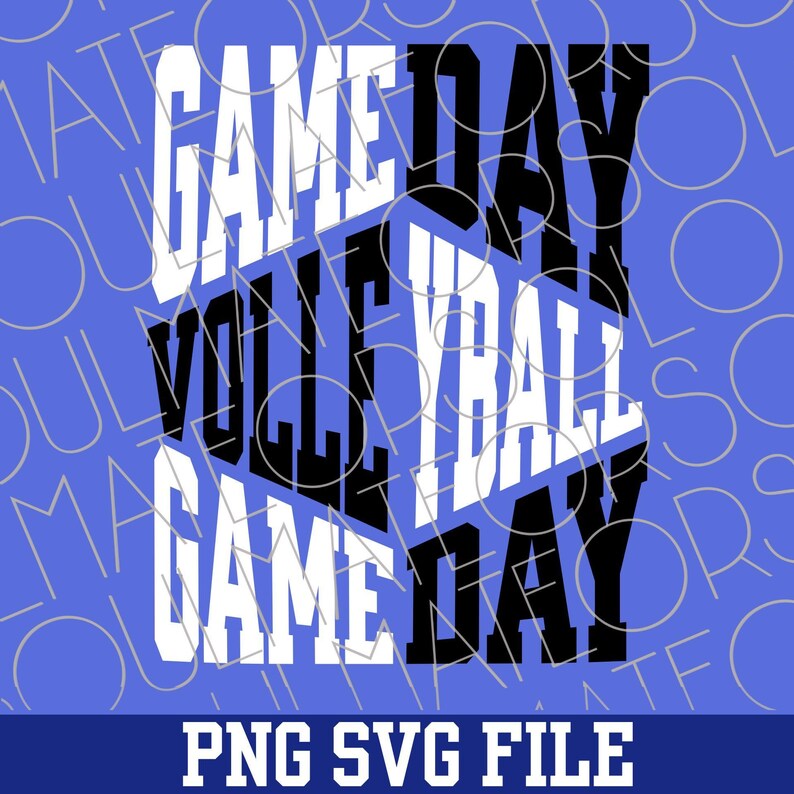 Vintage Volleyball Game Day PNG SVG Bundle (Digital Download) image 7
