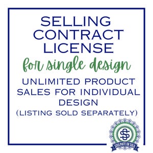 Commercial License For A Single SVG or PNG file, Order one license for each design you would like to use commercially.