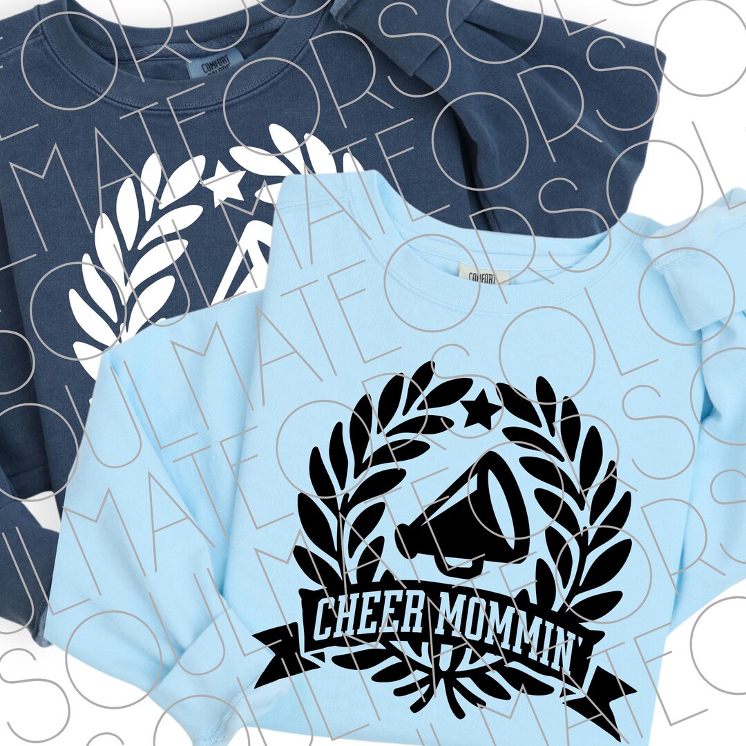 Cheer Mom SVG PNG, Single Layer Cheer Mommin’ Design for Cricut ...