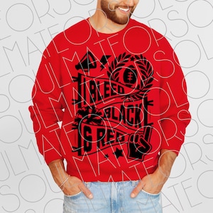 I Bleed Black & Red SVG PNG – Football Game Day Shirt Design Single Layer Cut File