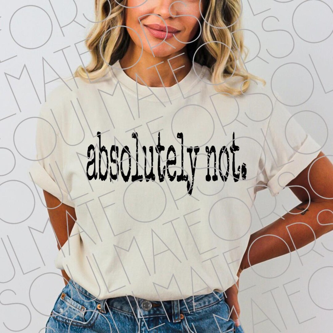 Absolutely Not Png, Distressed Vintage Typewriter Retro Shirt ...