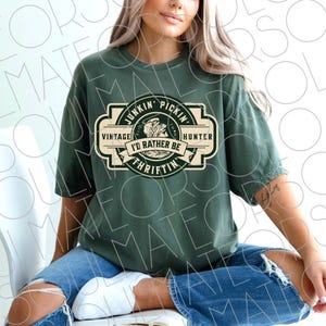 Antiquing Png, Retro Thrifting Png, Junkin Pickin Thriftin Sublimation Digital Download, Vintage Antiques Clipart, Thrift Shopper Shirt Png imagen 5