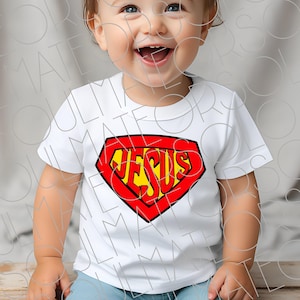 Jesus Is My Superhero PNG For Sublimation, Christian Digital Download, Instant Download,Superhero Printable Jesus Png File For Download SVG
