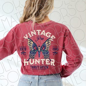 Antiquing Png, Vintage Hunter Png, Thrifter Png For Junkers And Pickers, Sublimation Digital Download, Antiquers Clipart, Junking Shirt Png
