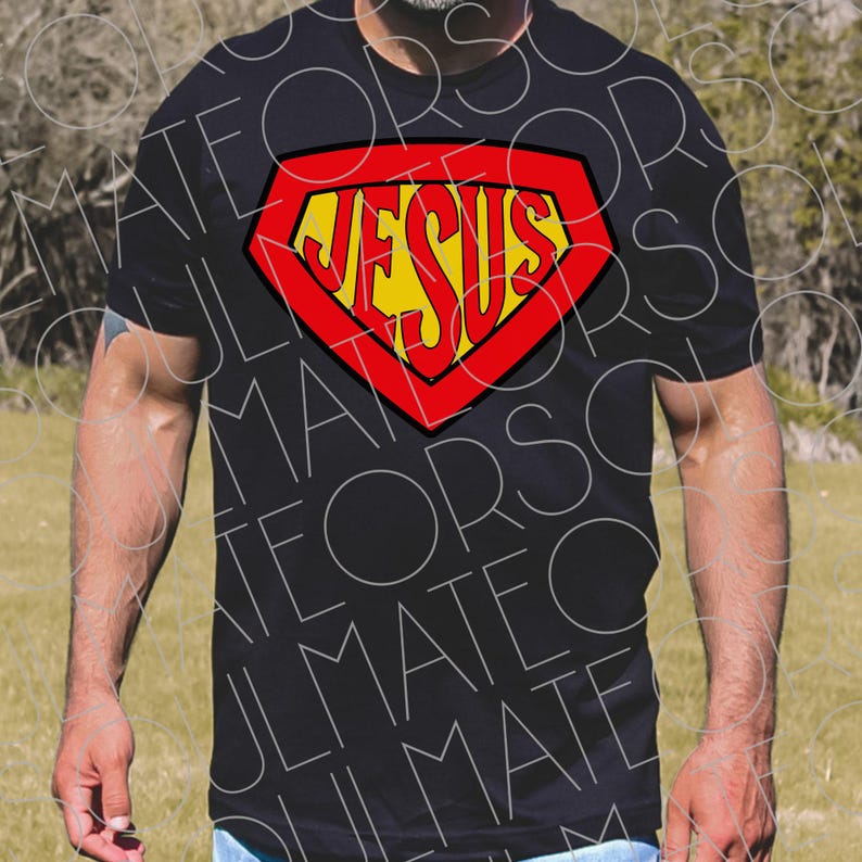 Jesus is My Superhero PNG SVG for Sublimation, Christian Bible School ...