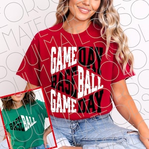 Baseball Svg, Baseball Png, Game Day SVG, Baseball Game Day PNG, Front Back Retro Baseball Game Day Black White Gameday Vibes SVG  Bundle