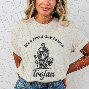 Trojan SVG, Trojan PNG, Game Day Svg, Game Day Png, Retro Sports Trojan Football Shirt Png, Cute Retro Vintage Trojan Sublimation Png