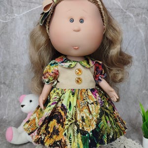 Nines d'Onil Doll Outfit: Dress, Shoes, Underwear, Socks, Headband