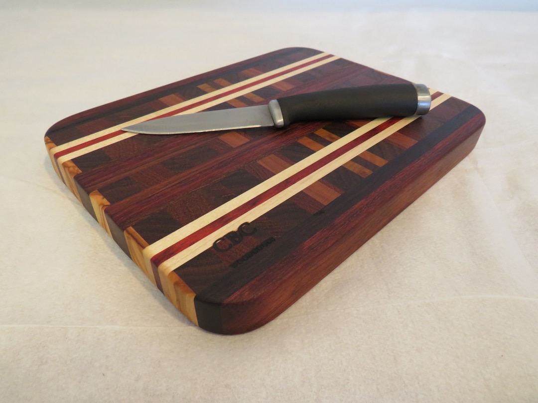 Black Walnut/jatoba/bolivian Rosewood/bubinga/hard Maple/redheart End