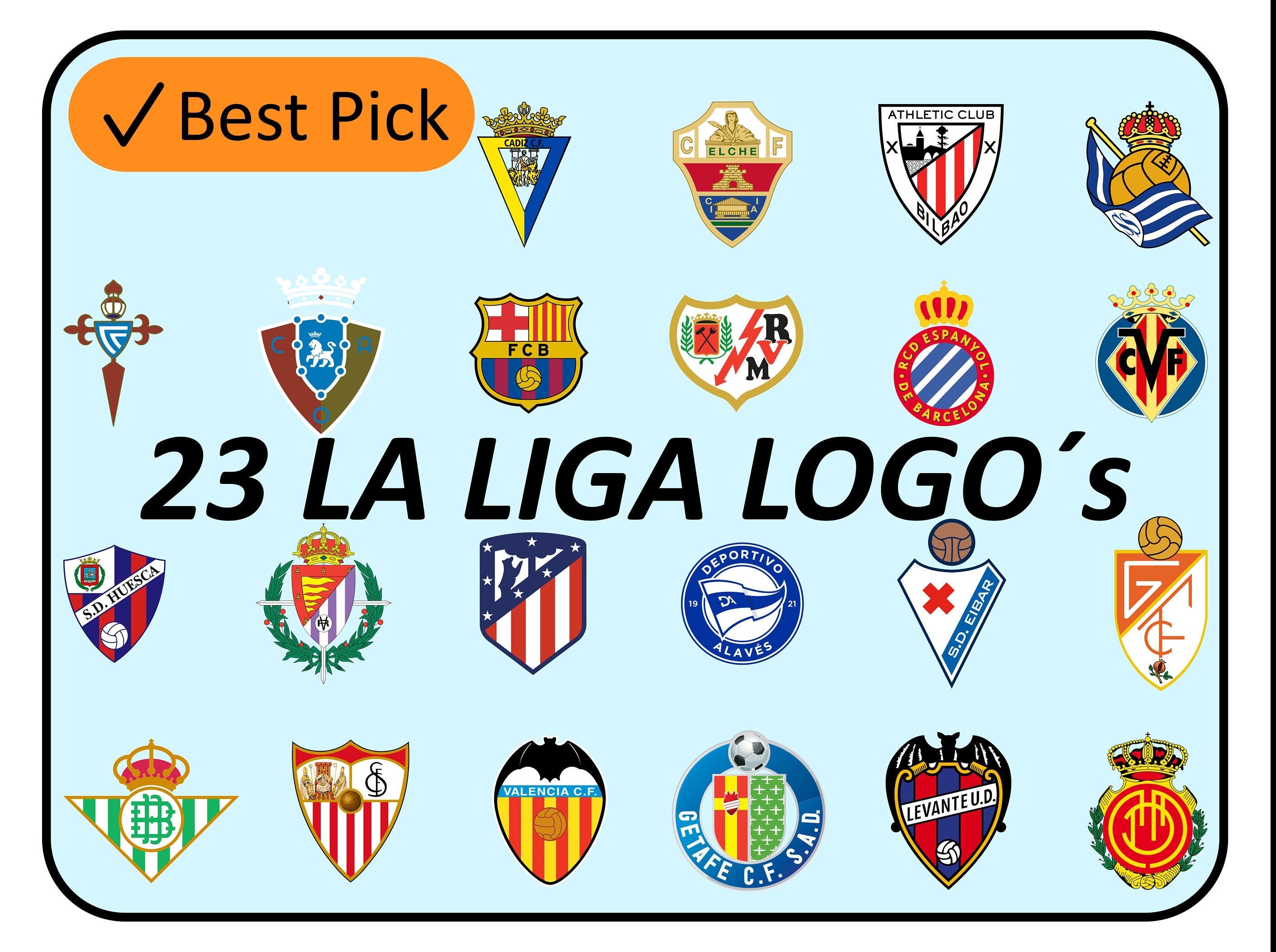 LA LIGA 1st League Spain Football Club Football Club 