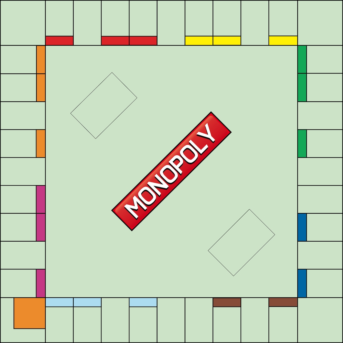 Blank Monopoly Board Game Template Custom Monopoly Template Etsy Blank Monopoly Board Game Template Custom Monopoly Template Etsy