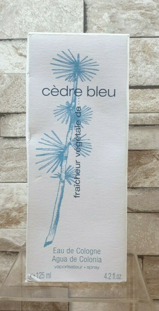 Yves Rocher Cedre Bleu Eau de Cologne 125ML Tout Neuf En Boîte