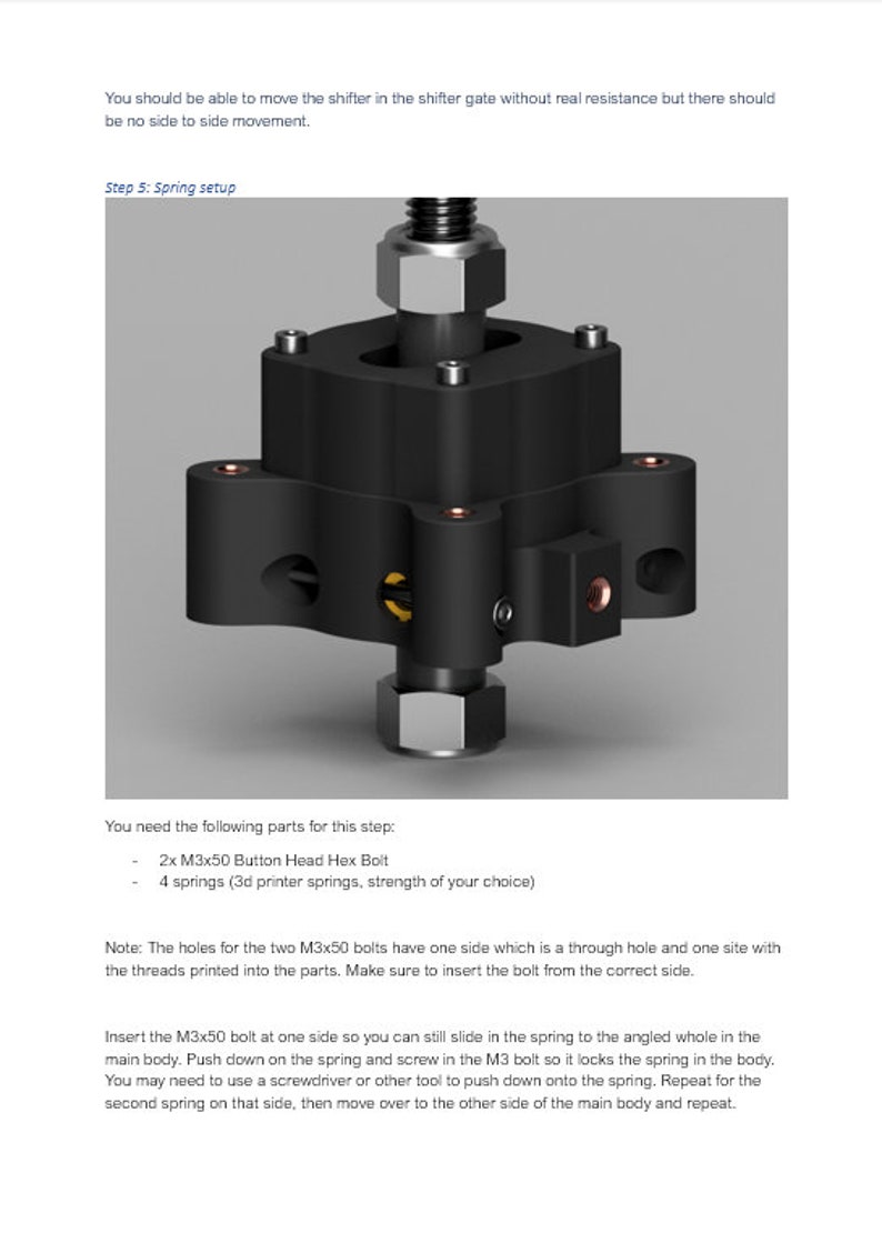 Sim Racing Shifter DIY Building Instructions Sequential Shifter Etsy