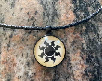 Magic the Gathering weißes Manna Halskette