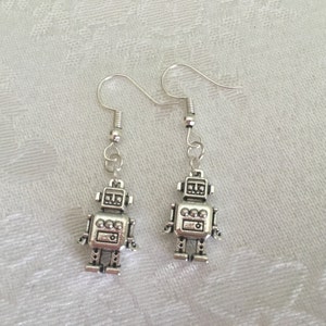 Robot Earrings