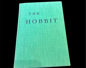 1966 El Hobbit, 28.ª edición, libro de tapa dura de JRR Tolkien