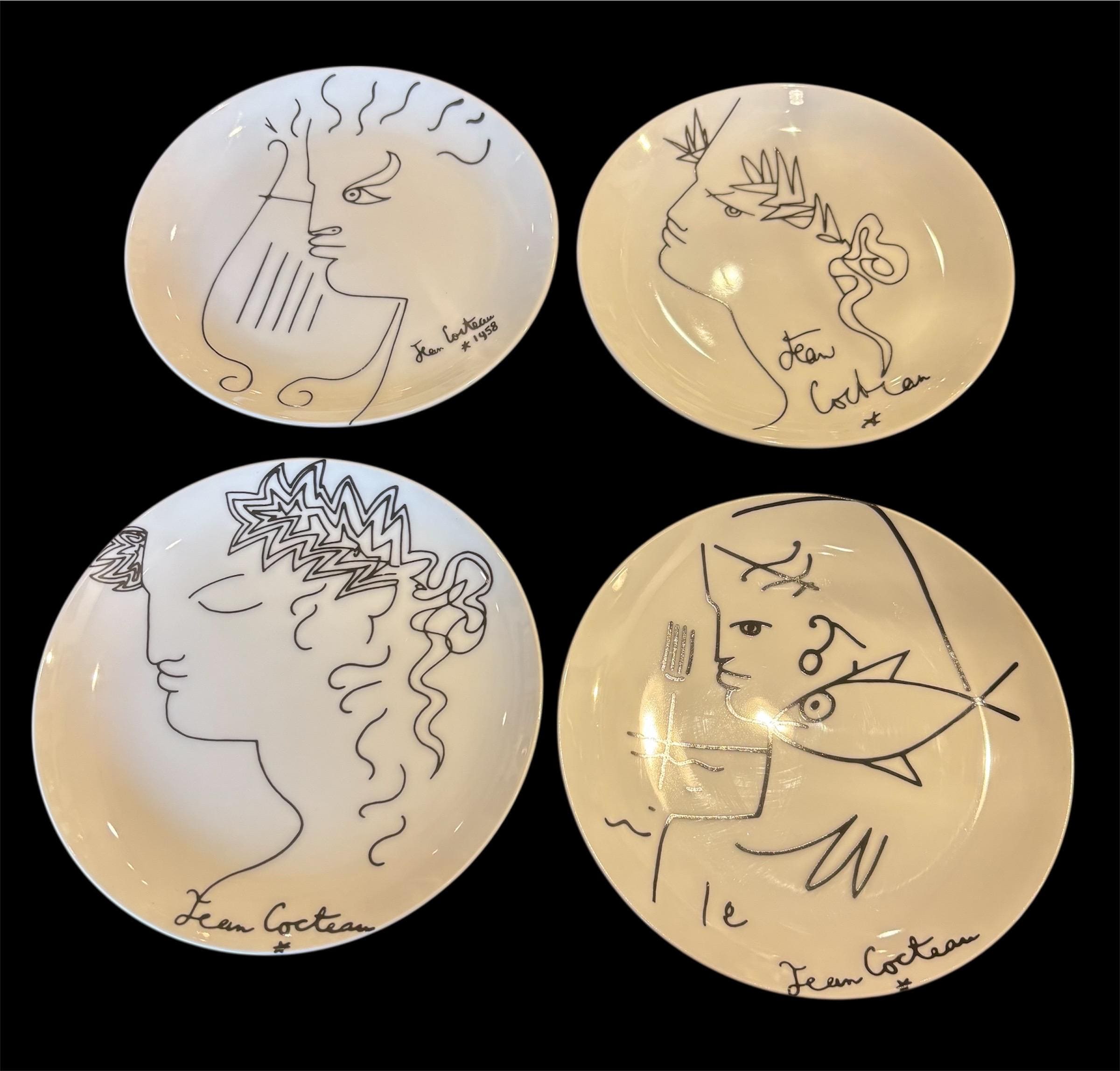 Jean cocteau plate - Etsy 日本