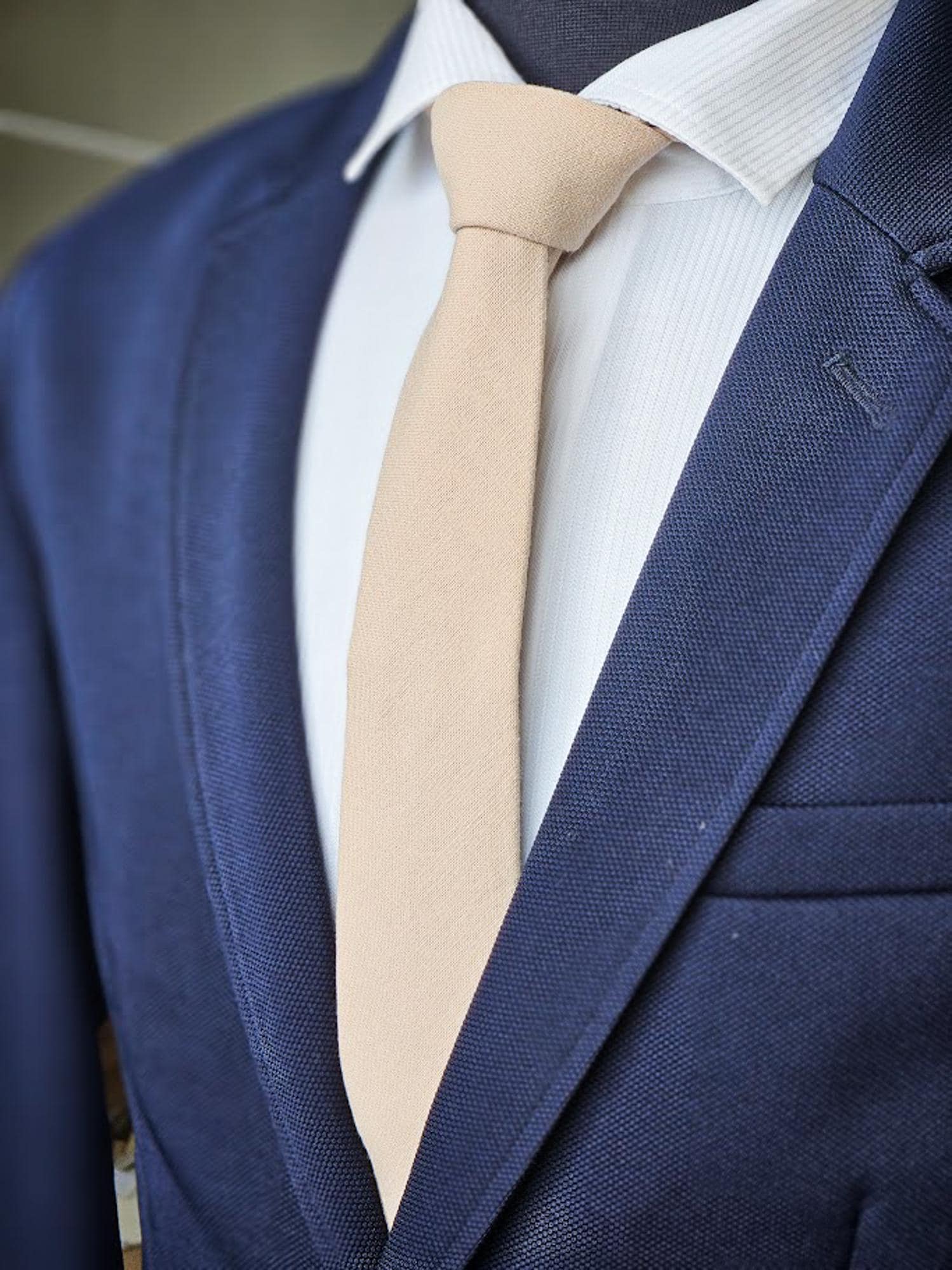 khaki neck tie