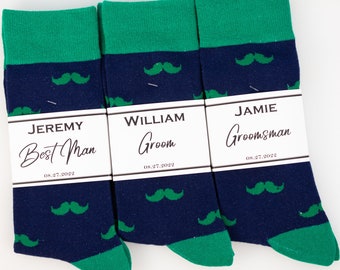 Emerald Green Socks, Solid Emerald Green Groomsmen Socks for Wedding, Men's  Dress Socks With Personalized Sock Labels Sized 8-13 - Etsy
